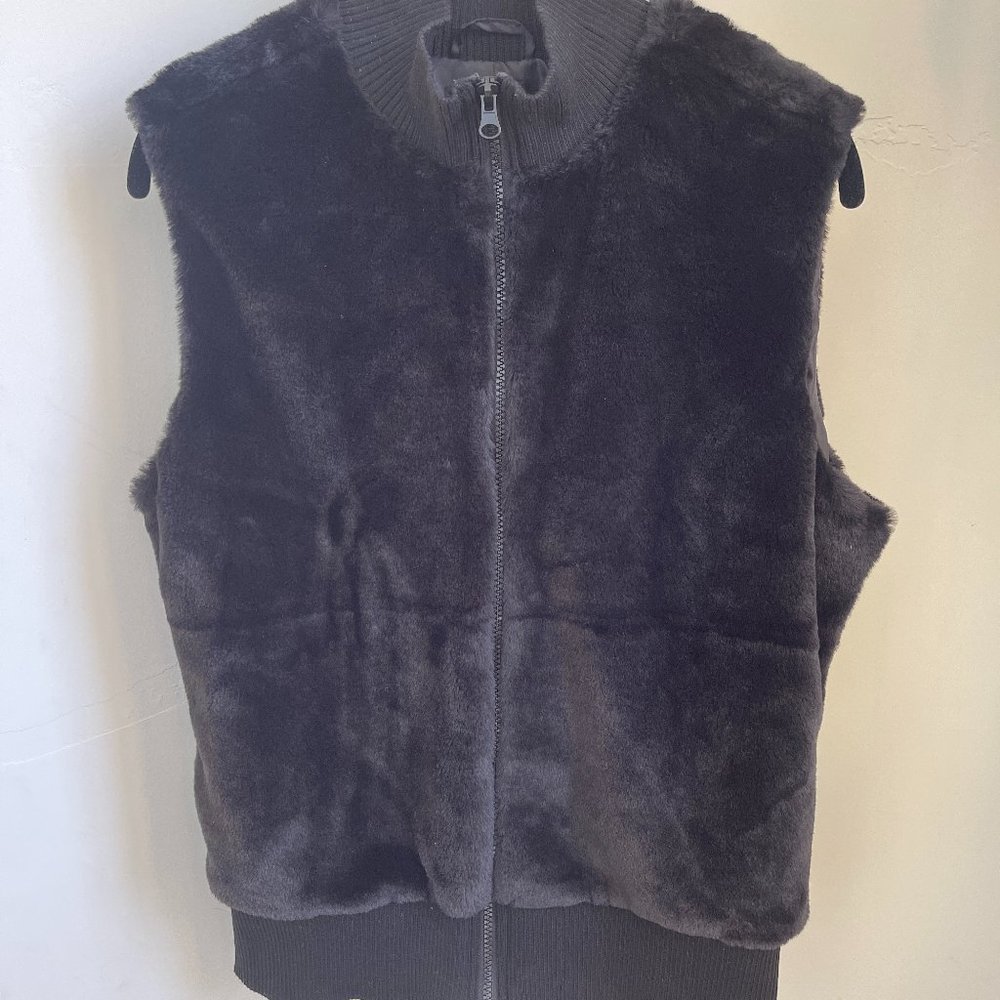 Questions Black Faux Fur Vest